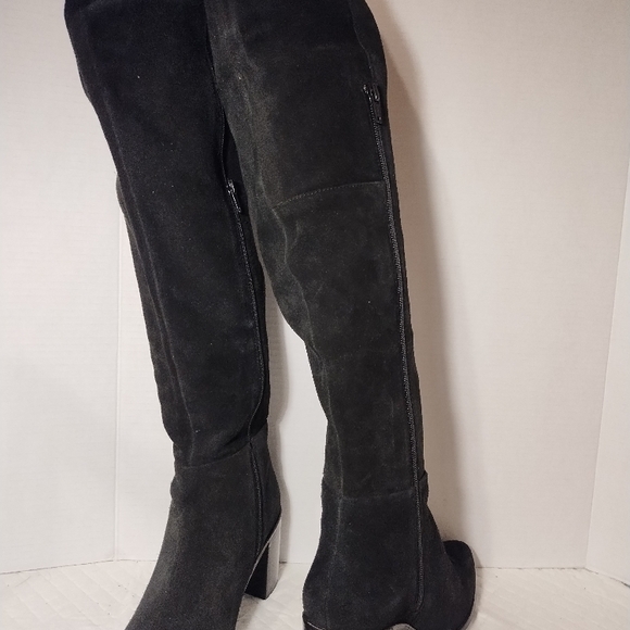 Seychelles (nwot)Gifted Black Suede Over The Knee Women's Boots - Picture 6 of 8